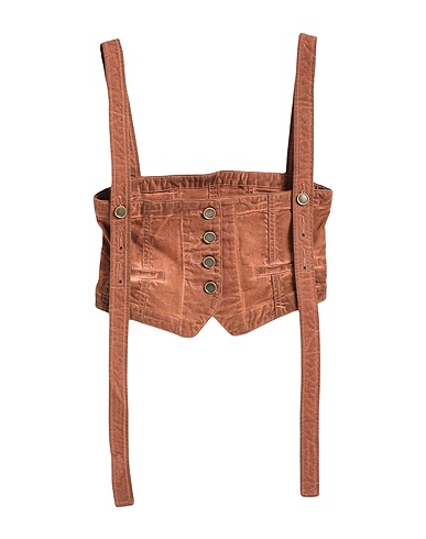 UMA WANG Top Cuoio 100% Cotone
