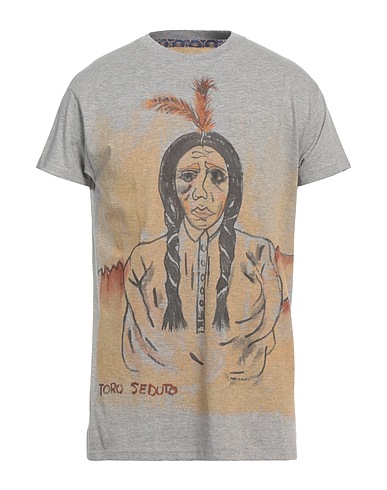 BEAT GENERATION T-shirt Grey 100% Cotton