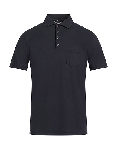 AROVESCIO Polo shirt Midnight blue 100% Cotton