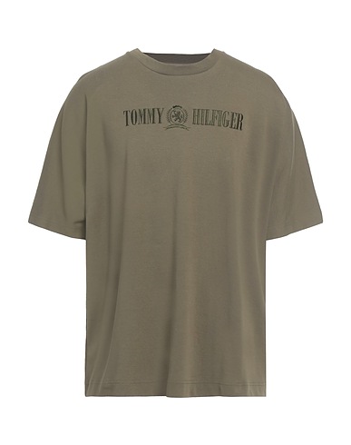TOMMY HILFIGER T-shirt Military green 100% Cotton