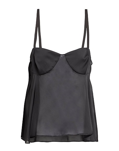 SACAI Camisole Black 100% Polyester
