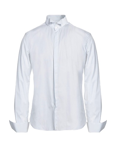 CC COLLECTION CORNELIANI Solid color shirt Off white 100% Cotton