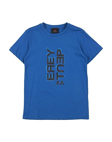 PEUTEREY T-shirt Bright blue 100% Cotton
