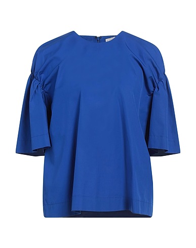 MANTÙ Top Bright blue 100% Cotton