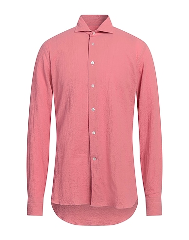 BORRIELLO NAPOLI Chemise de couleur unie 100% Coton