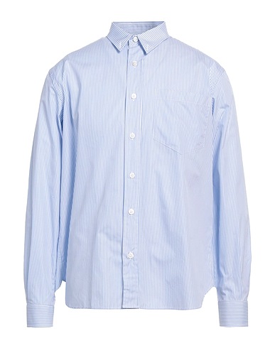 HAIKURE Striped shirt PURE Light blue 100% Cotton
