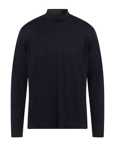 MAZZARELLI T-shirt SINS Blu notte 100% Super 120s Lana
