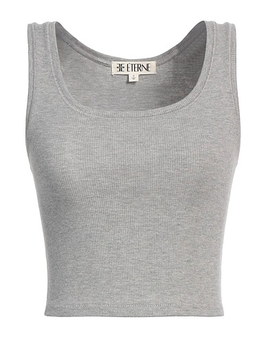 ÉTERNE Vest Light grey 48% Cotton, 48% Modal, 4% Elastane