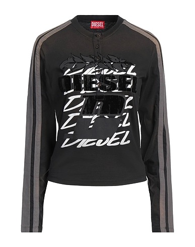 DIESEL T-shirt Charcoal 100% Cotton