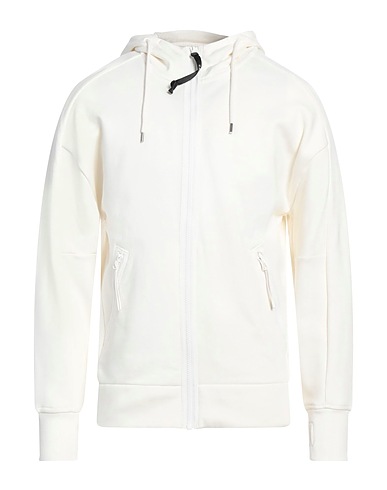 C.P. COMPANY Hoodie Cremeweiß 100% Baumwolle