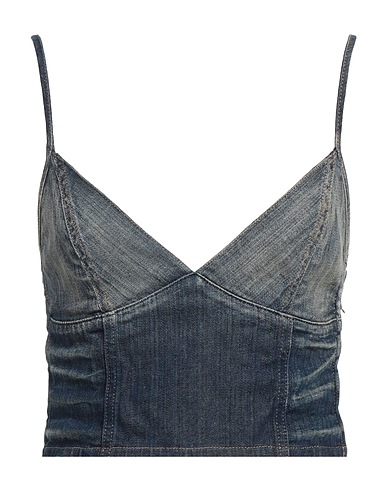 DIESEL Top Blue 98% Cotton, 2% Elastane