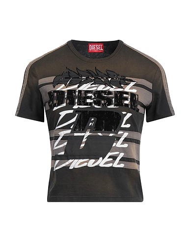 DIESEL T-shirt Antracite 100% Cotone