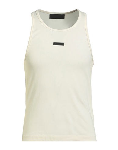 FEAR OF GOD ESSENTIALS Tank top White 53% Cotton, 40% Polyester, 7% Rayon