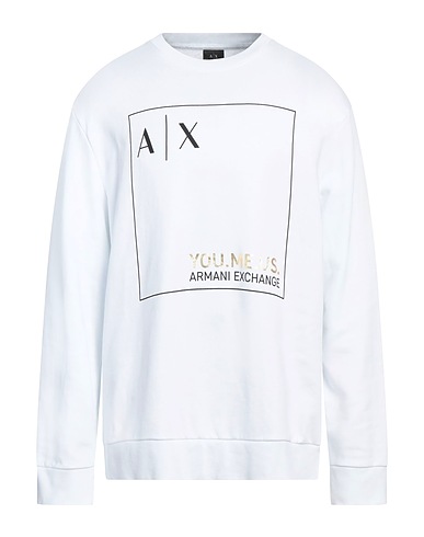 ARMANI EXCHANGE Sweatshirt White 100% Cotton