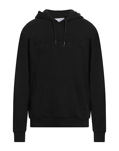 RICHMOND X Hooded track jacket  Black 100% Cotton