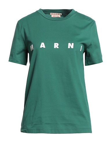 MARNI T-shirt Verde 100% Cotone
