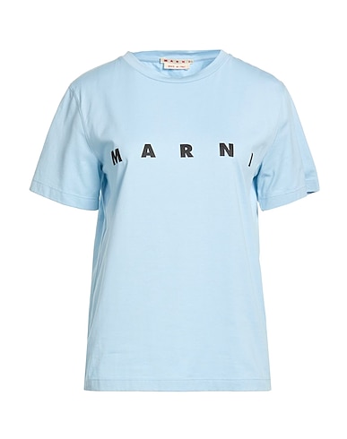 MARNI T-shirt BLU CHIARO 100% Cotton
