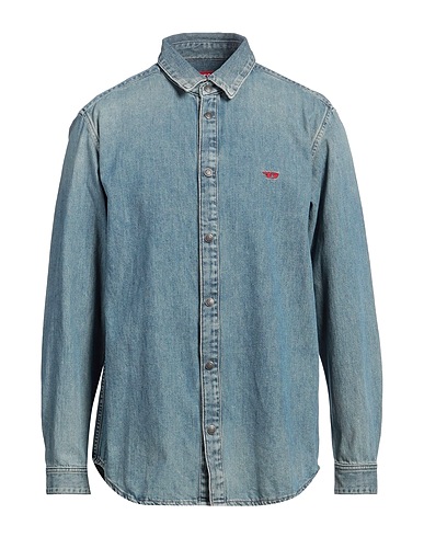 DIESEL Camisa vaquera Azul marino 100% Algodón