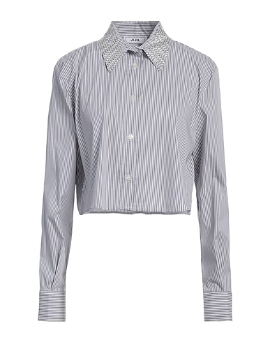 JIJIL Striped shirt 72% Cotton, 25% Polyamide, 3% Elastane