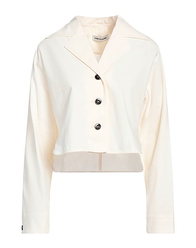 LOW CLASSIC Solid color shirts & blouses Cream 100% Cotton