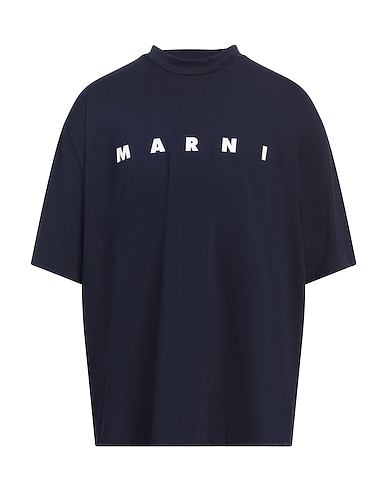 MARNI Oversize-T-Shirt Navy blue 100% Cotton
