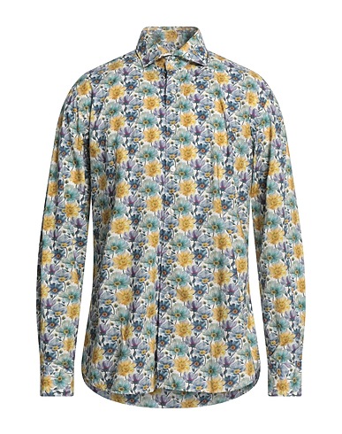 XACUS Patterned shirt White 100% Cotton
