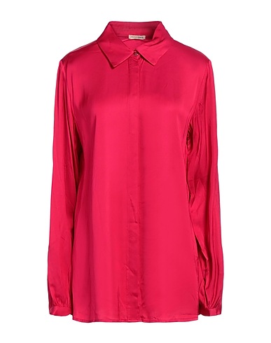 FRACOMINA Solid color shirts & blouses JEANS Magenta 100% Viscose