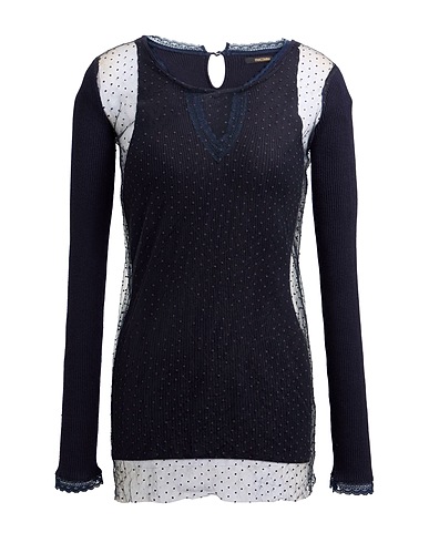 FRACOMINA Top Midnight blue 100% Rayon, Polyester