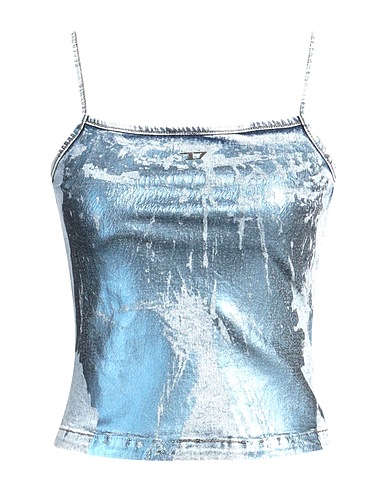 DIESEL Top Azure 99% Cotton, 1% Elastane