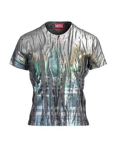 DIESEL T-shirt Grey 100% Cotton
