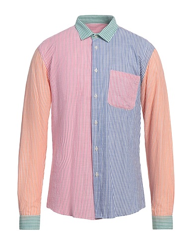 OVER/D Striped shirt Pink 100% Cotton