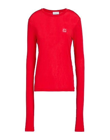 GAëLLE Paris Basic T-Shirt Red 93% Modal, 7% Rubber