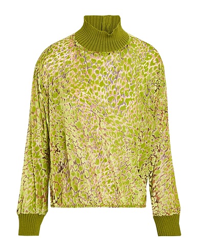 JIJIL Top Verde chiaro 80% Viscosa, 20% Poliammide