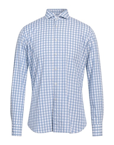 STANDBRIDGE Camicia a quadri Blu chiaro 100% Cotone