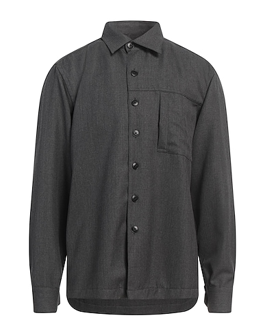COSTUMEIN Camicia tinta unita Grigio 100% Lana Vergine