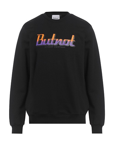 BUT NOT Sweatshirt Black 95% Cotton, 5% Elastane