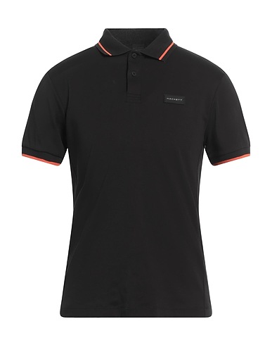 HACKETT Polo shirt SPORT Black 100% Cotton