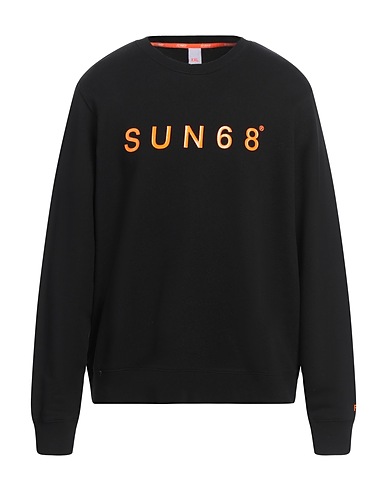SUN 68 Sweatshirt Black 100% Cotton