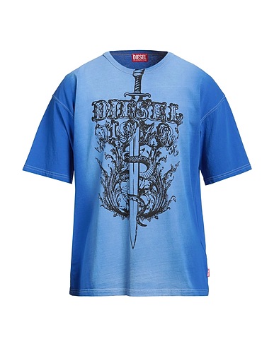 DIESEL T-shirt Light blue 100% Cotton