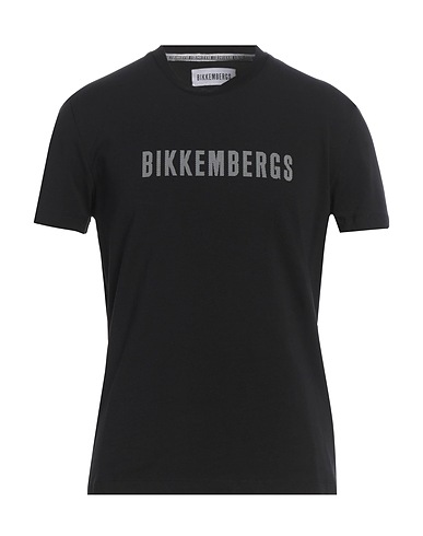 BIKKEMBERGS T-shirt Nero 95% Cotone, 5% Elastan