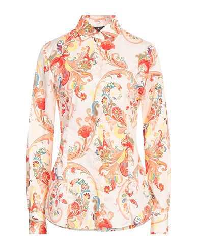 ETRO Patterned shirts & blouses Ivory 97% Cotton, 3% Elastane
