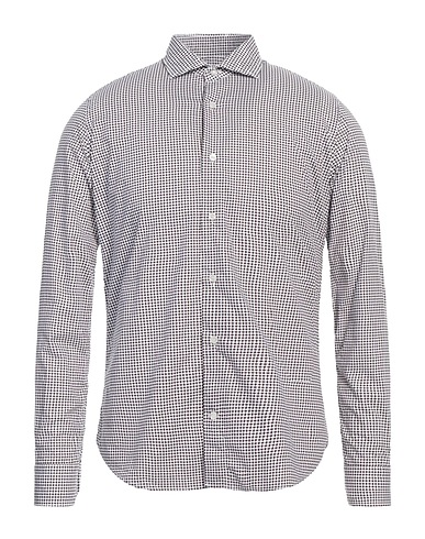 ALEA Patterned shirt Dark brown 100% Cotton