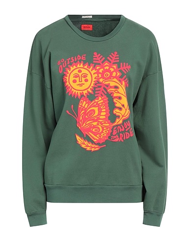 MOTHER Sweatshirt Green 100% Cotton