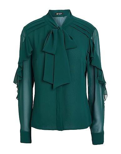 CAMILLA  Milano Shirts Dark green 100% Polyester