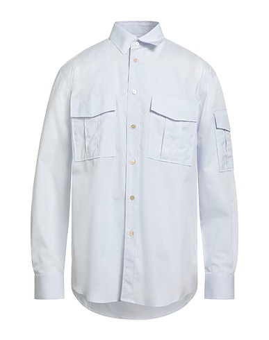 PAUL SMITH Solid colour shirt Sky blue 100% Cotton