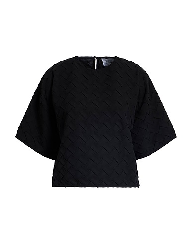 ALPHA STUDIO Top Black 100% Polyester