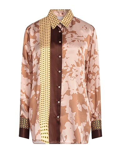 ANTONELLI 柄入りシャツ&ブラウス シルク 100%