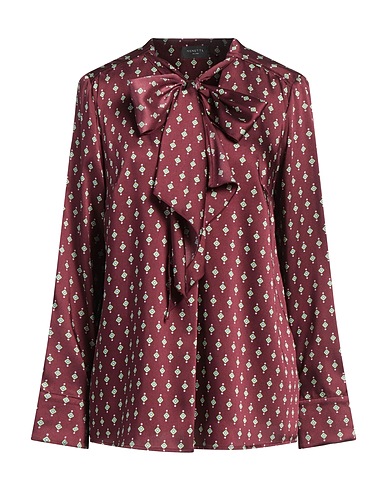 NENETTE Top Burgundy 100% Polyester