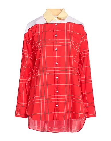 MARNI Checked shirt Red 100% Cotton