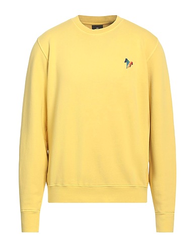 PS PAUL SMITH Sweatshirt Pastel yellow 100% Organic cotton